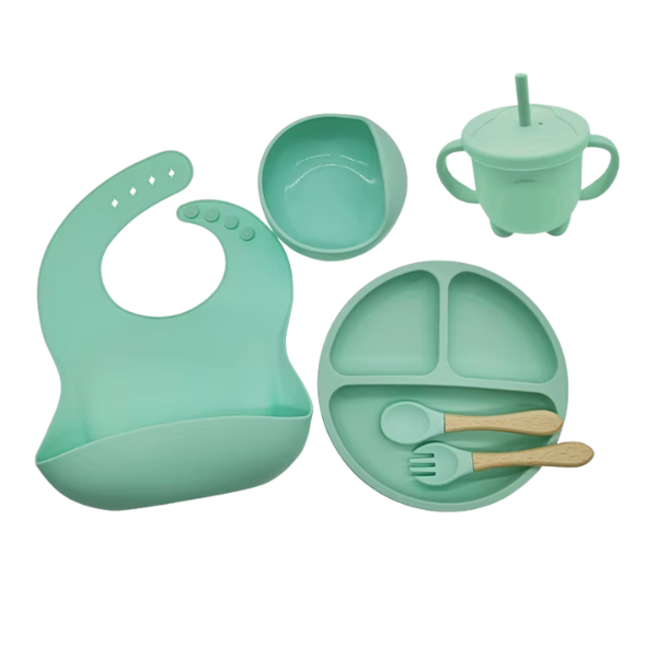 Kit Alimentação Infantil em Silicone
