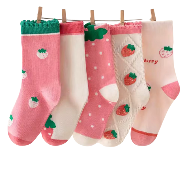 Meia Infantil Feminina Estampada